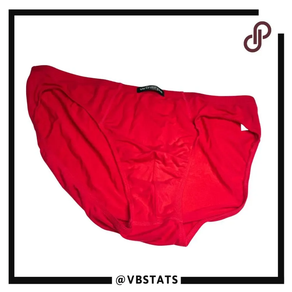 Wirarpa Mens Stretch Elastic Waistband Pull-On Bikini Underwear Hot Pink Size XL